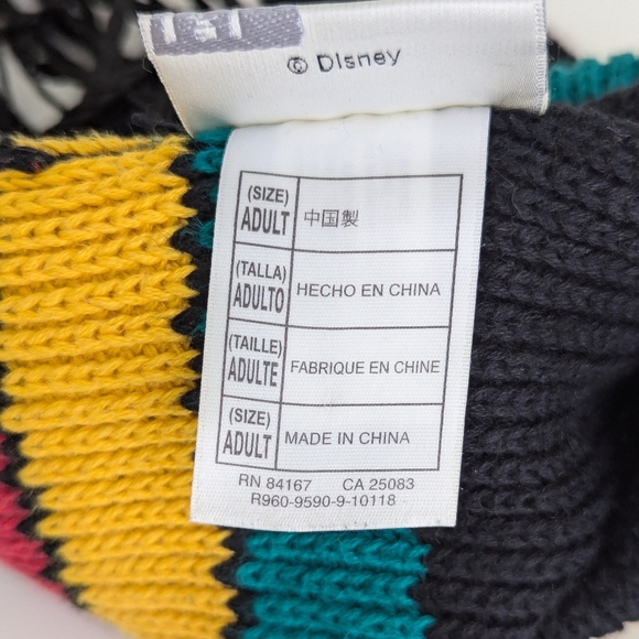 Disney Park Mickey Mouse Ears Hat BUNDLE Jamaica Reggae Rasta Dread Locks Beanie - Picture 8 of 13